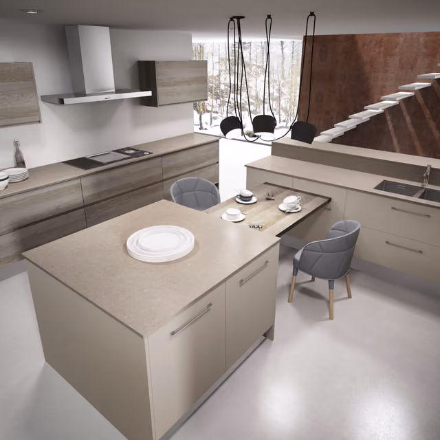 Cocina a medida, modelo 13
