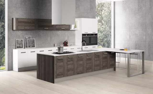 Cocina a medida, modelo 18