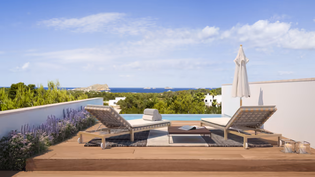 Unifamiliares en Cala Conta (Ibiza), mobiliario de Hermanos Casares: foto 14