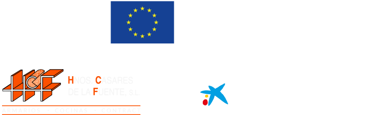 Unión Europea, Fondo Social Europeo; Hnos. Casares de la Fuente, S.L.; Obra Social «la Caixa»